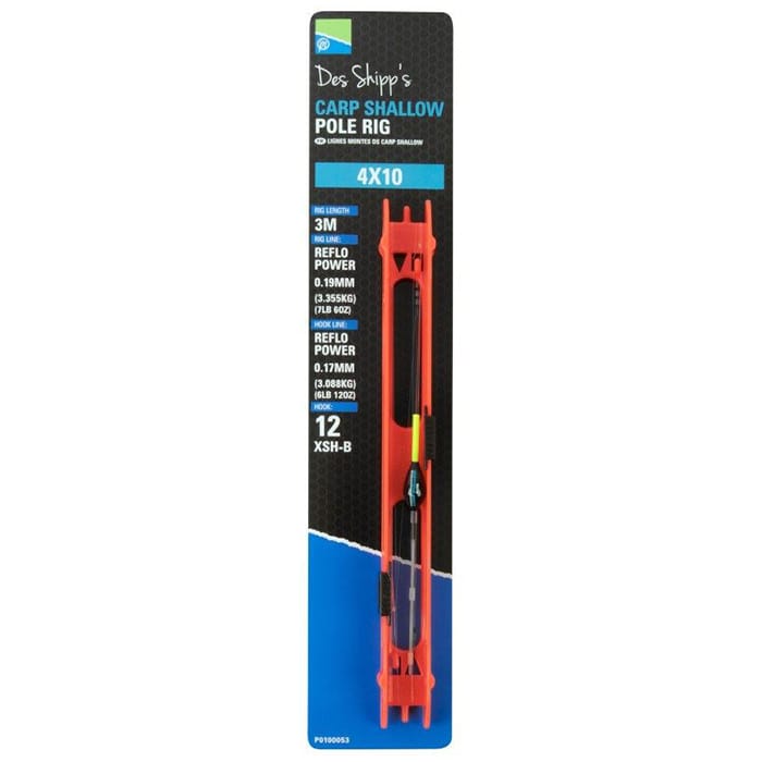 Preston Des Shipp Carp Shallow Pole Fishing Rig