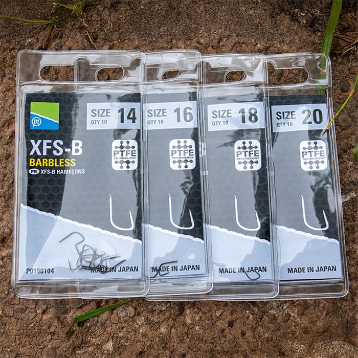 Preston XFS-B Hooks - Barbless