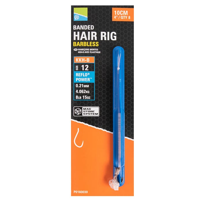 Preston KKH-B Banded Hair Rigs 10cm