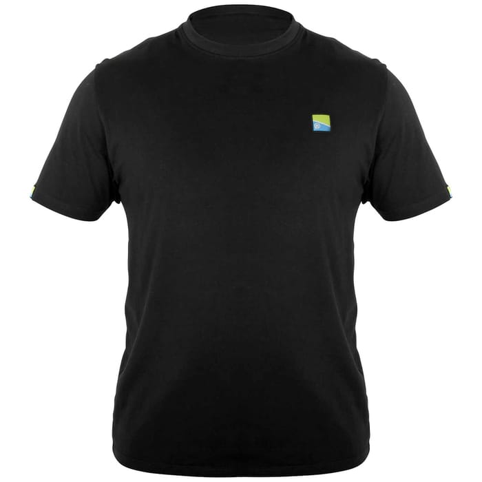 Preston Lightweight Black T-Shirt Front