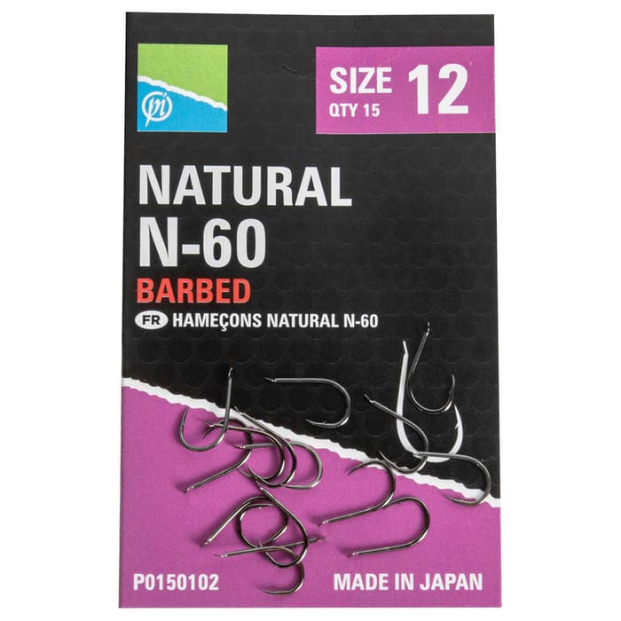 Preston Natural N-60 Hooks 1
