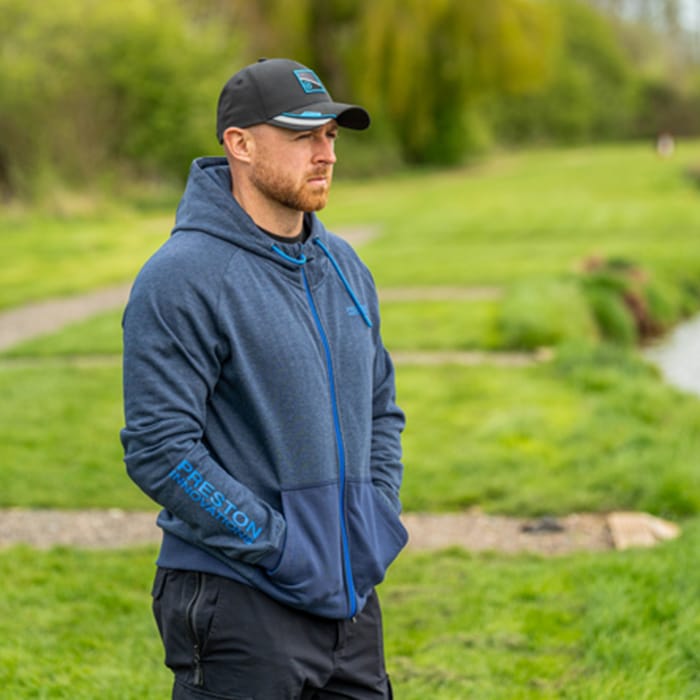 Preston Navy Tide Zip Hoodie