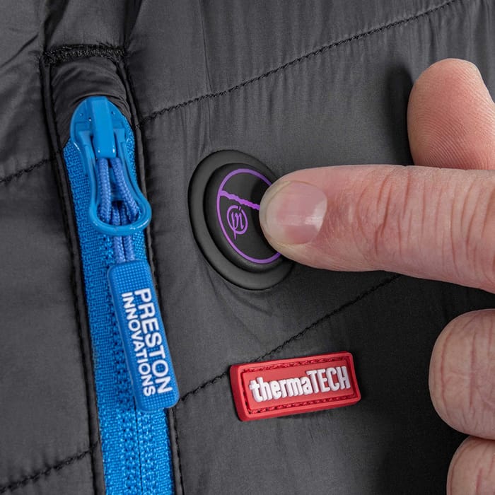 Preston Thermatech Heated Gilet Close Up 4