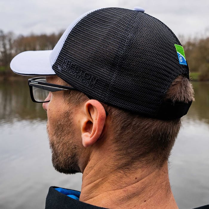 Preston White Ventamesh HD Cap In Use 4