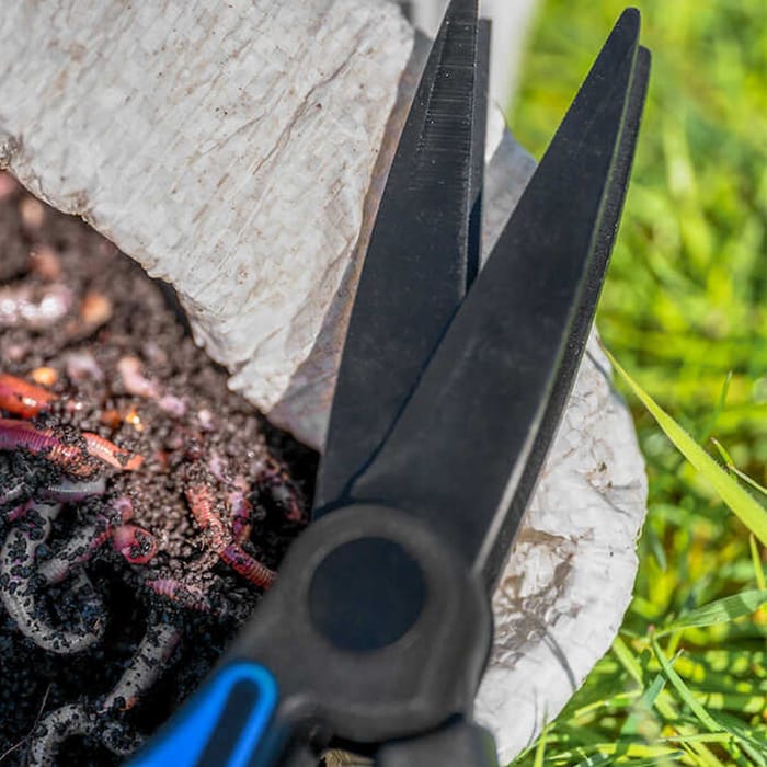 Preston Worm Fishing Scissors In Use 3