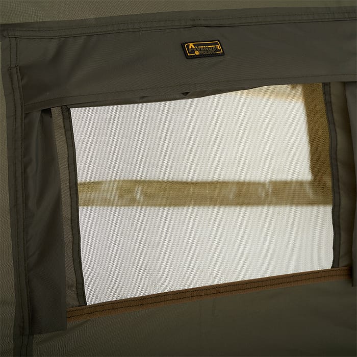 Prologic Avenger 65 Inch Fishing Brolly & Mozzy Front Close Up Window