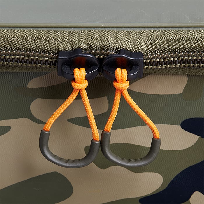 Prologic Element Storm Safe Camo Fishing Barrow Bag Close Up 1
