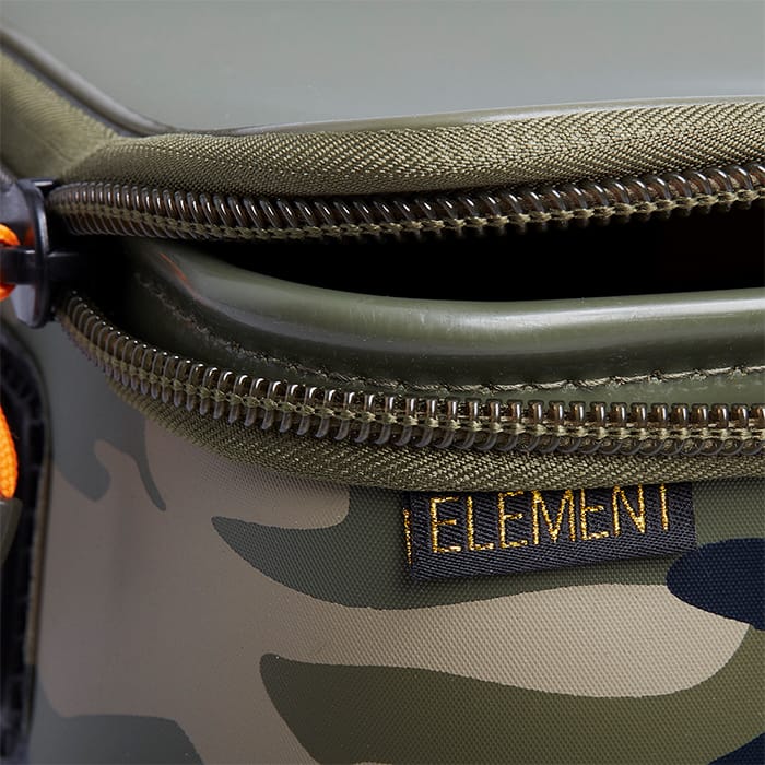 Prologic Element Storm Safe Camo Fishing Barrow Bag Close Up Zip