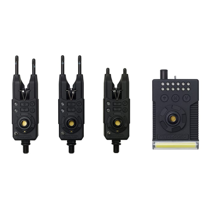 Prologic Fulcrum RMX Pro Bite Alarm Presentation Set 3+1 Multi Colour
