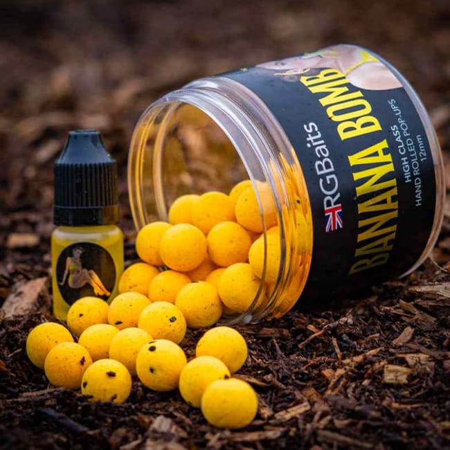 RG Baits Banana Bomb Pin Up Pop Ups Inc Booster