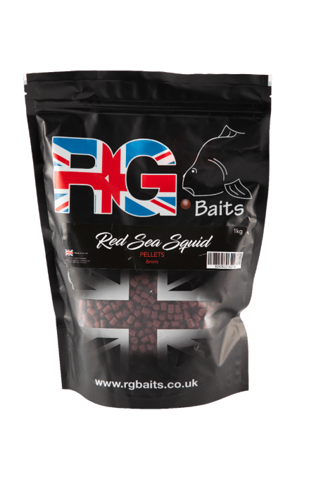 RG Baits Red Sea Squid Pellets Size: 6mm Weight: 1kg