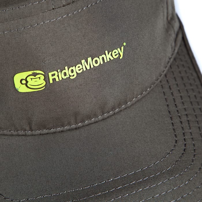 RidgeMonkey 5 Panel Cap Green Close Up