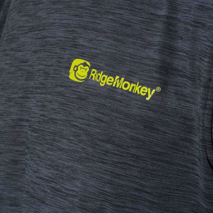 RidgeMonkey APEarel CoolTech Grey Junior T-Shirt 1
