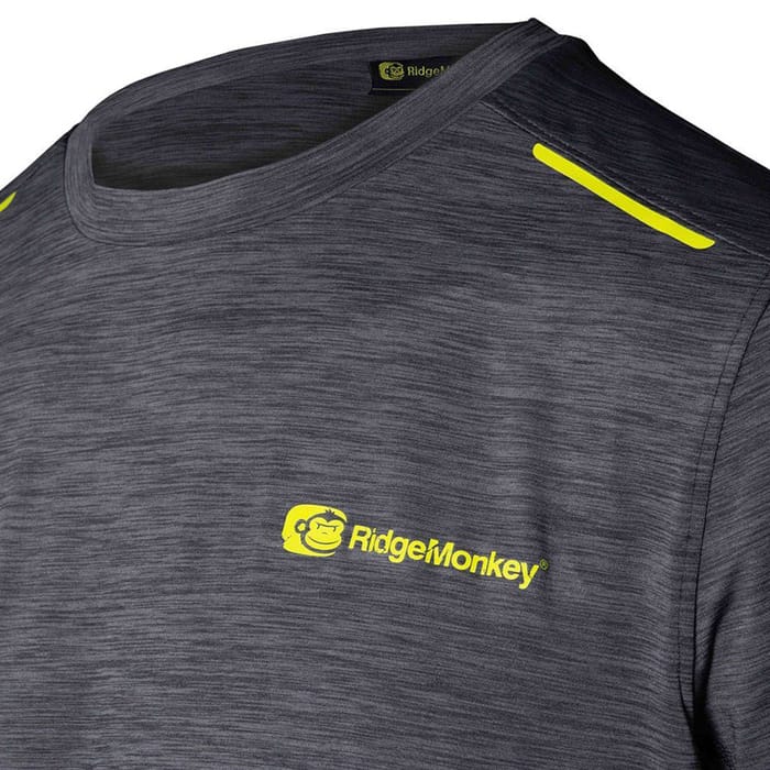 RidgeMonkey APEarel CoolTech Grey Junior T-Shirt 2