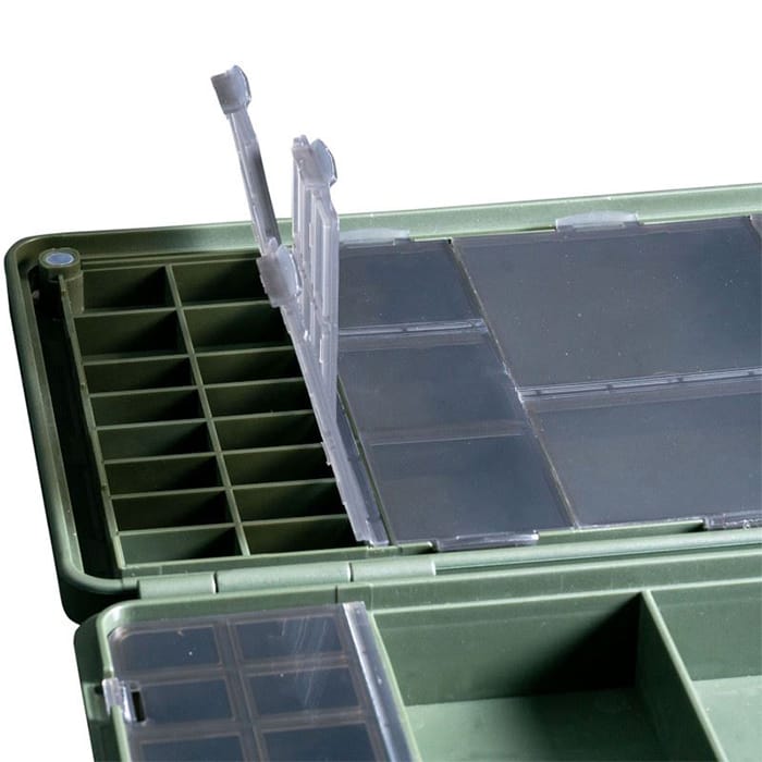 RidgeMonkey Armoury Lite Fishing Tackle Box Close Up 1