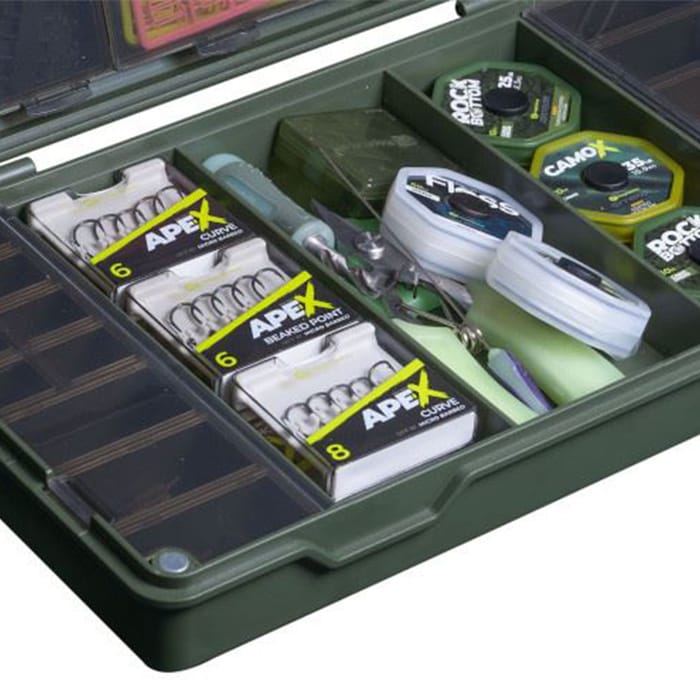 RidgeMonkey Armoury Lite Fishing Tackle Box In Use 1