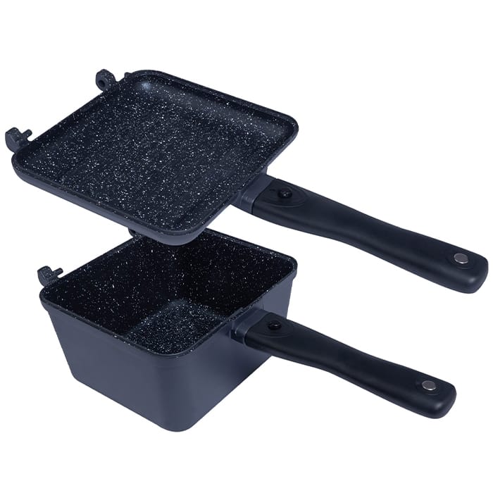 RidgeMonkey Connect Deep Pan & Griddle Granite Edition 3