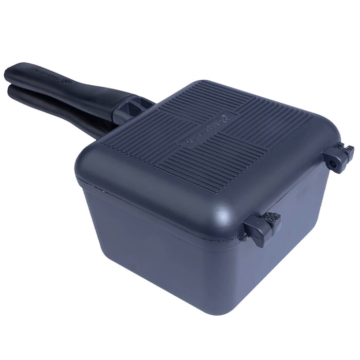 RidgeMonkey Connect Deep Pan & Griddle Granite Edition Closed