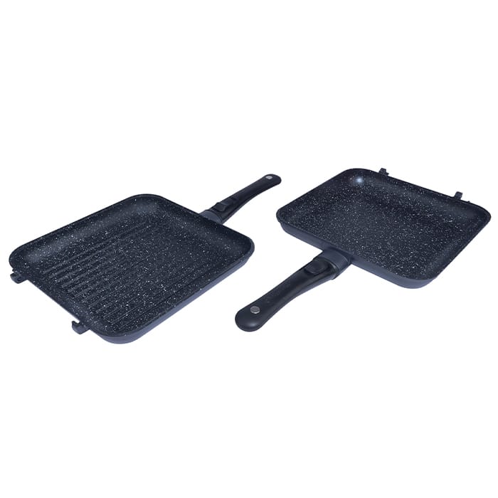 RidgeMonkey Connect Pan & Griddle XXL Granite Edition 2