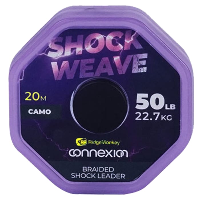RidgeMonkey Connexion Shock Weave Braided Shock Leader