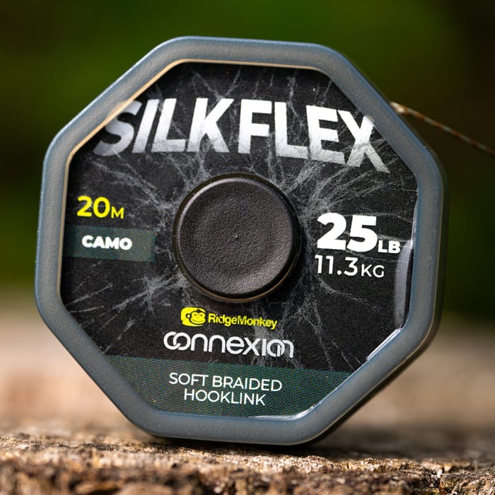 RidgeMonkey Connexion SilkFlex Soft Braid Hooklink 3