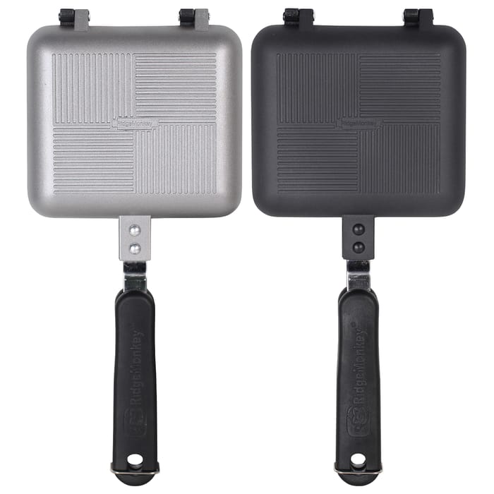 RidgeMonkey Deep Fill Sandwich Toaster with utensil MK2