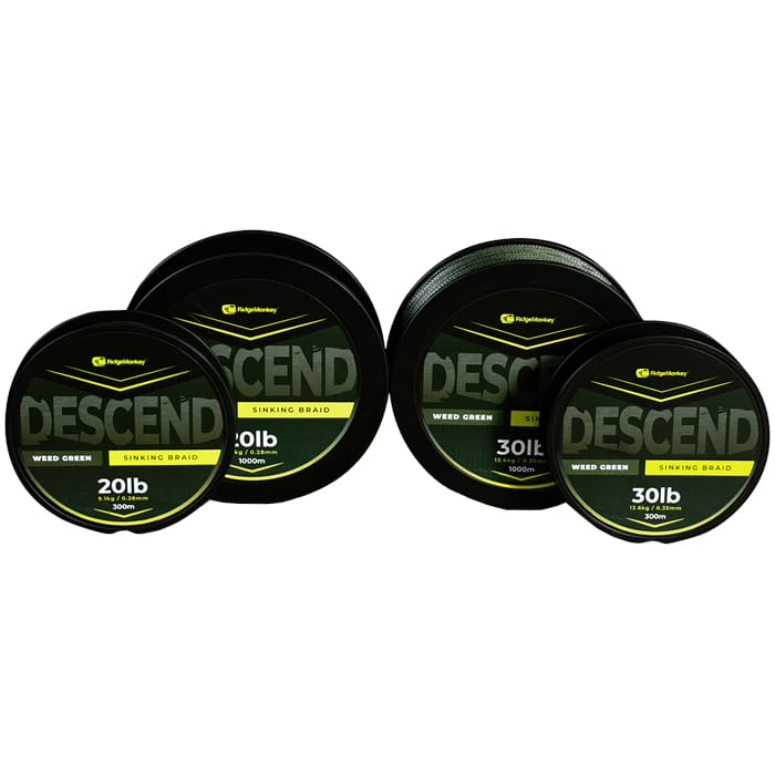RidgeMonkey Descend Sinking Braid Mainline Range