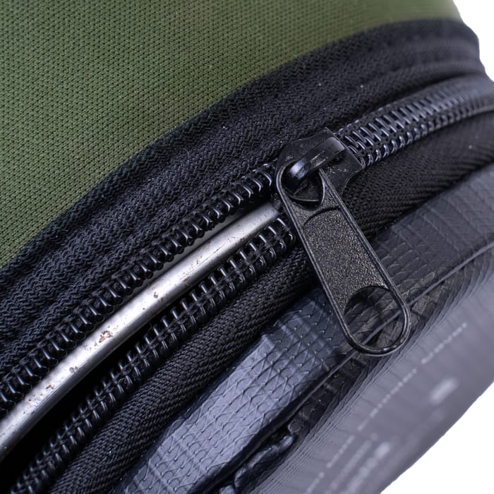 RidgeMonkey EcoPower USB Heated Gas Canister Fishing Cover Close Up Zip