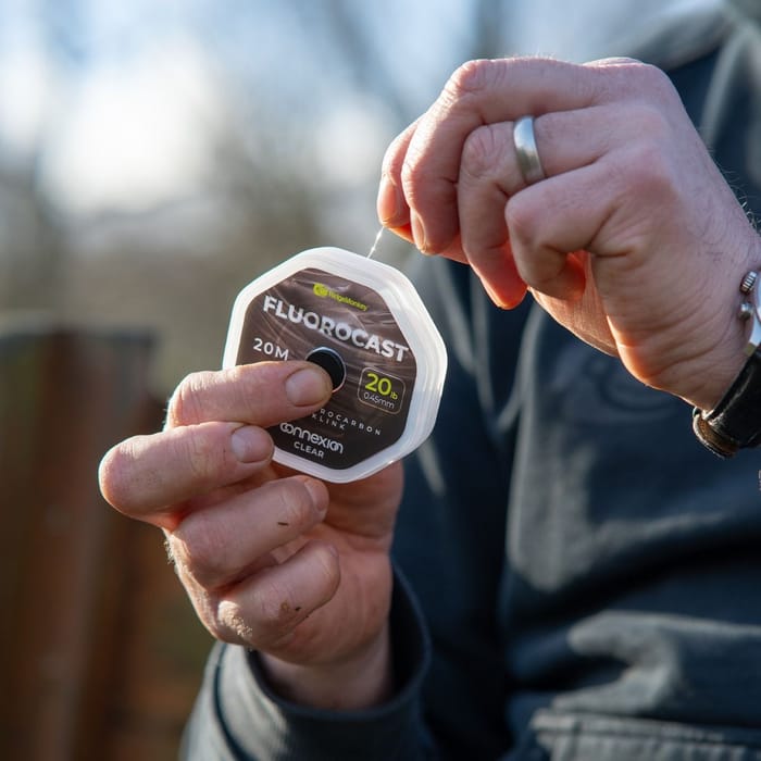 RidgeMonkey FluoroCast Pure Fluorocarbon Hooklink Clear 20m