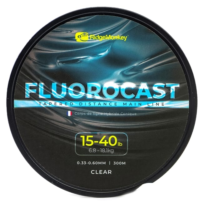 RidgeMonkey FluoroCast Tapered Distance Mainline 300m - Clear