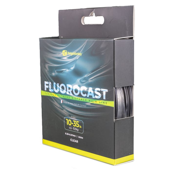 RidgeMonkey FluoroCast Tapered Extreme Distance Mainline 300m - Clear