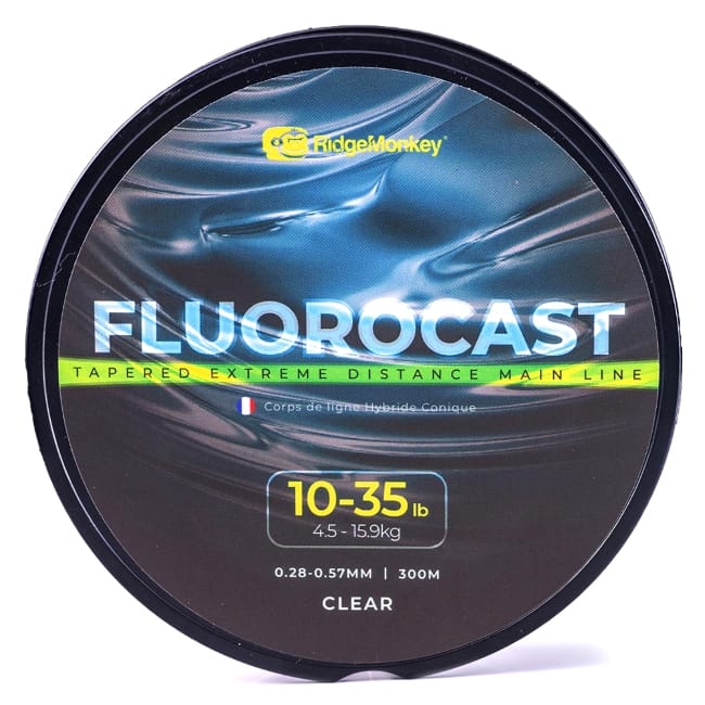 RidgeMonkey FluoroCast Tapered Extreme Distance Mainline 300m - Clear