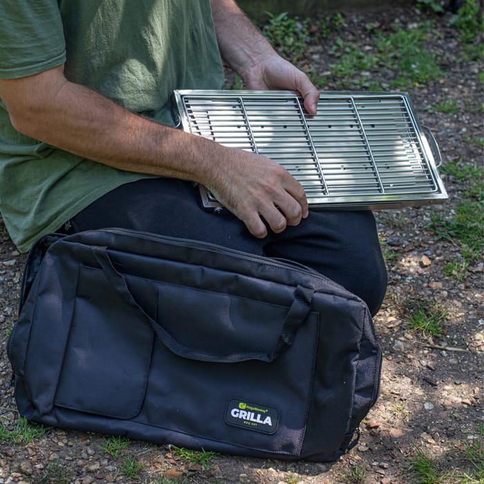 RidgeMonkey Fishing Grilla BBQ In Use 5