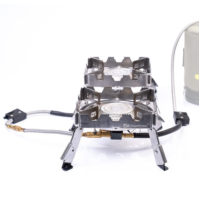 RidgeMonkey Quad Connect Fishing Stove Pro Full Kit 1