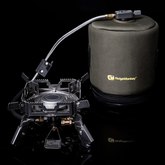 RidgeMonkey Quad Fishing Stove Pro In Use 6
