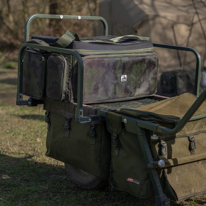 RidgeMonkey Ruggage Fishing Barrow Bag Lifestyle