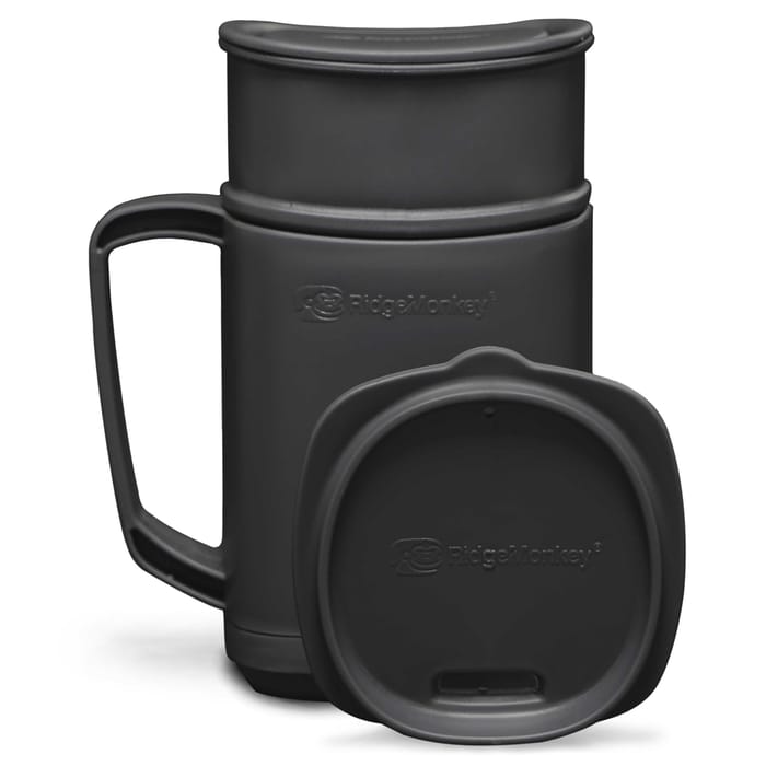 RidgeMonkey Fishing ThermoMug DLX Brew Set Grey 1
