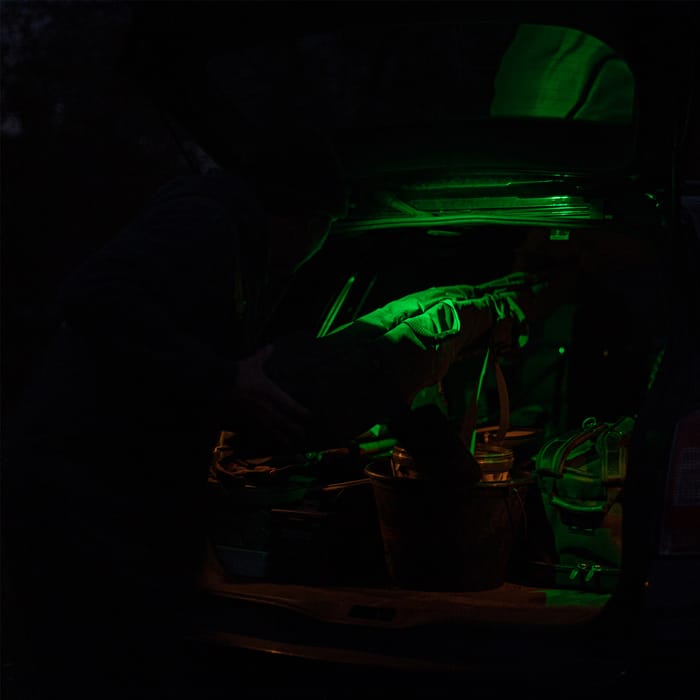 RidgeMonkey VRH300 USB Rechargeable Headtorch In Use 5
