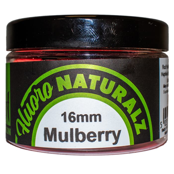 Rod Hutchinson Flouro Naturalz Fishing Wafters 16mm Mulberry 2