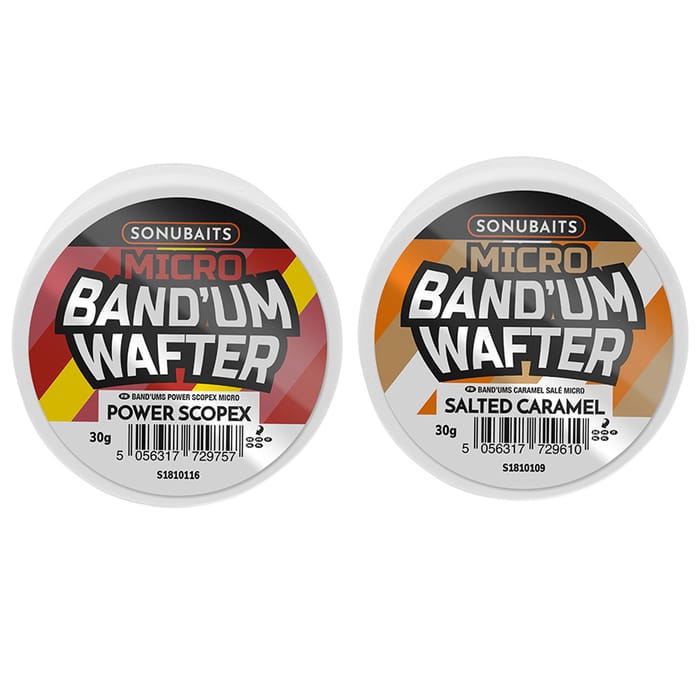 Sonubaits Micro Band'Um Fishing Wafters New Arrivals Power Scopex & Salted Caramel
