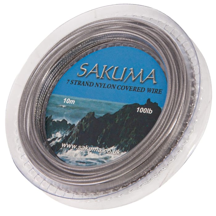 Sakuma 7 Strand Nylon Covered Trace Wire 100lb 10m