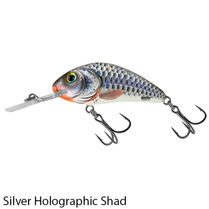 Salmo Rattlin' Hornet 4.5cm Floating Lure Silver Holographic Shad