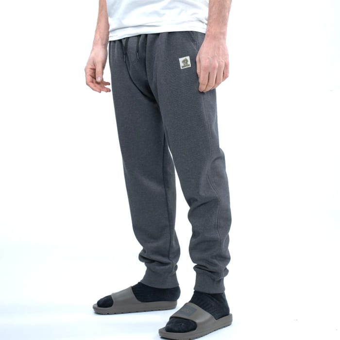 Nash Make It Happen Badge Joggers - Grey Marl