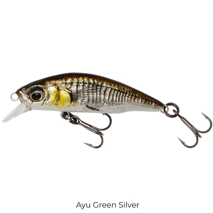 Savage Gear 3D Sticklebait Twitch Sinking Lure 6.5cm Ayu Green Silver