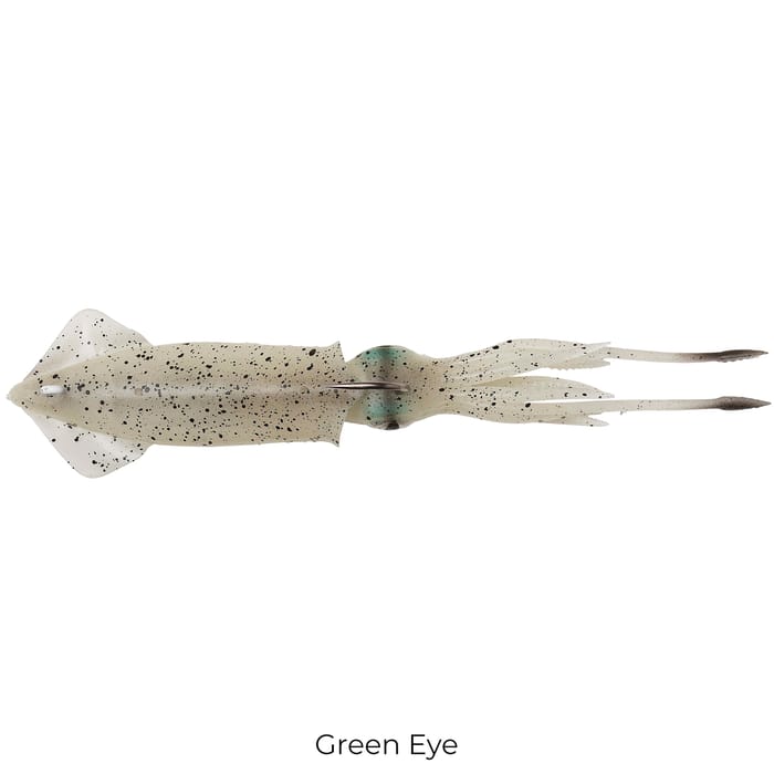 Savage Gear 3D Swim Squid Lure 12.5cm Green Eye