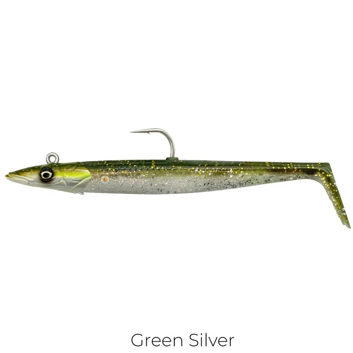 Savage Gear Sandeels V2 Lure 15.5cm 46g Green Silver