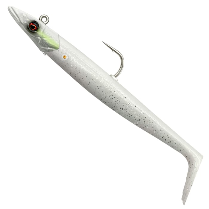 Savage Gear Sandeel V2 Sinking Fishing Lure 14cm 33g White Pearl Silver