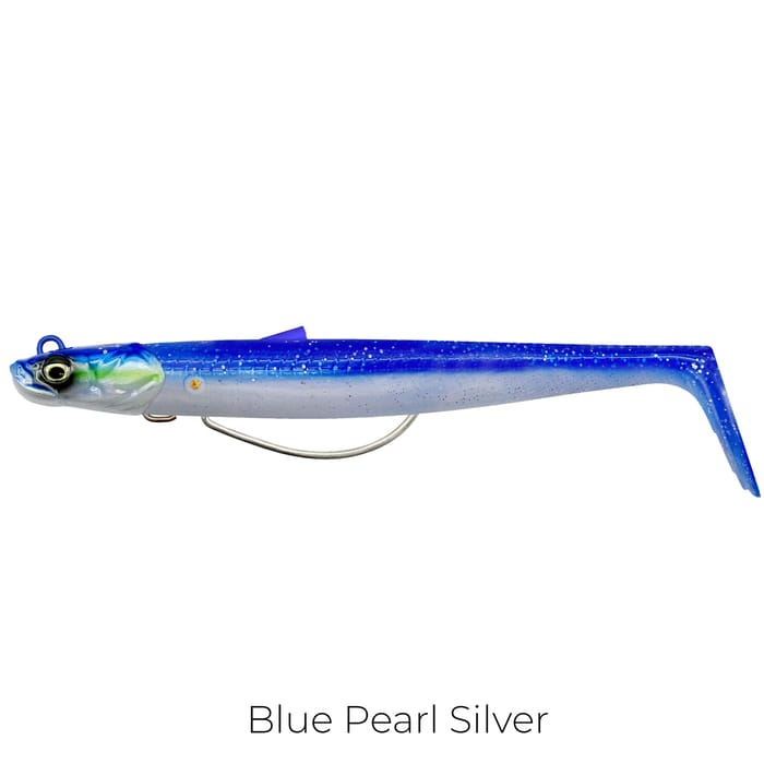 Savage Gear Sandeels V2 Weedless Lure 11.5cm 22g Blue Pearl Silver 1