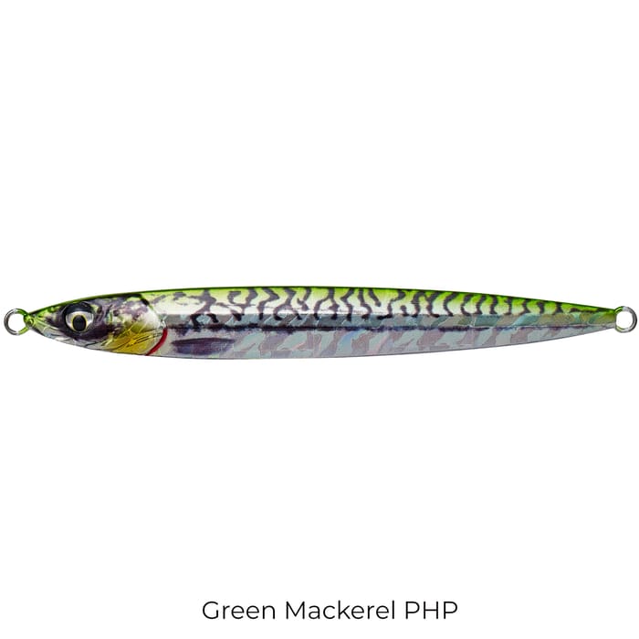 Savage Salt 3D Slim Jig Minnow Lure 12.5cm Green Mackerel PHP
