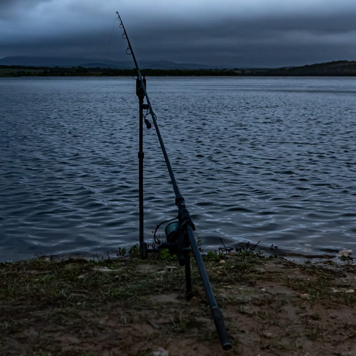 Nash Scope Shrink Handle Fishing Rod In Use 6